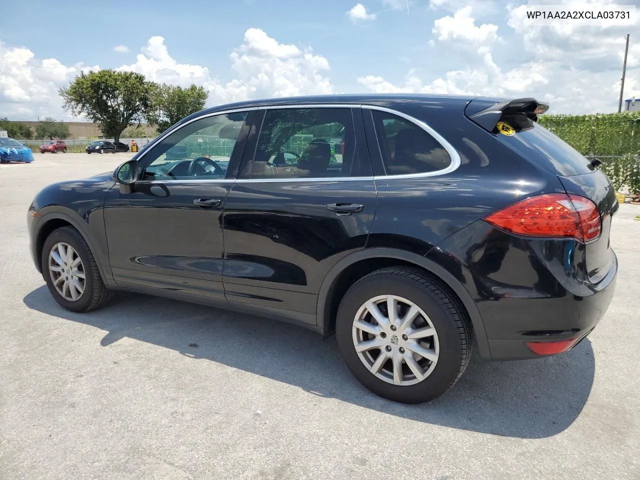 2012 Porsche Cayenne VIN: WP1AA2A2XCLA03731 Lot: 61860664