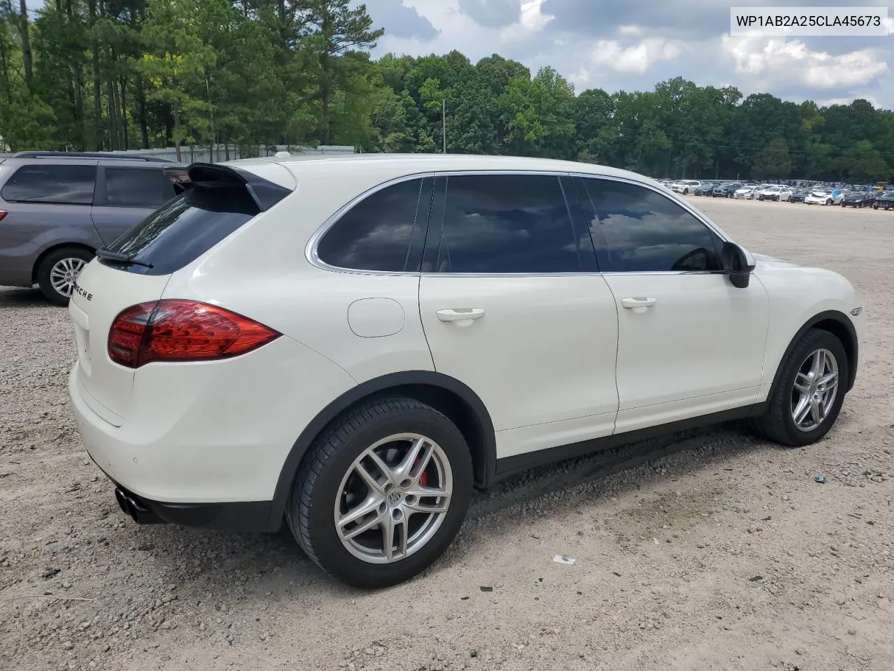 2012 Porsche Cayenne S VIN: WP1AB2A25CLA45673 Lot: 62493354