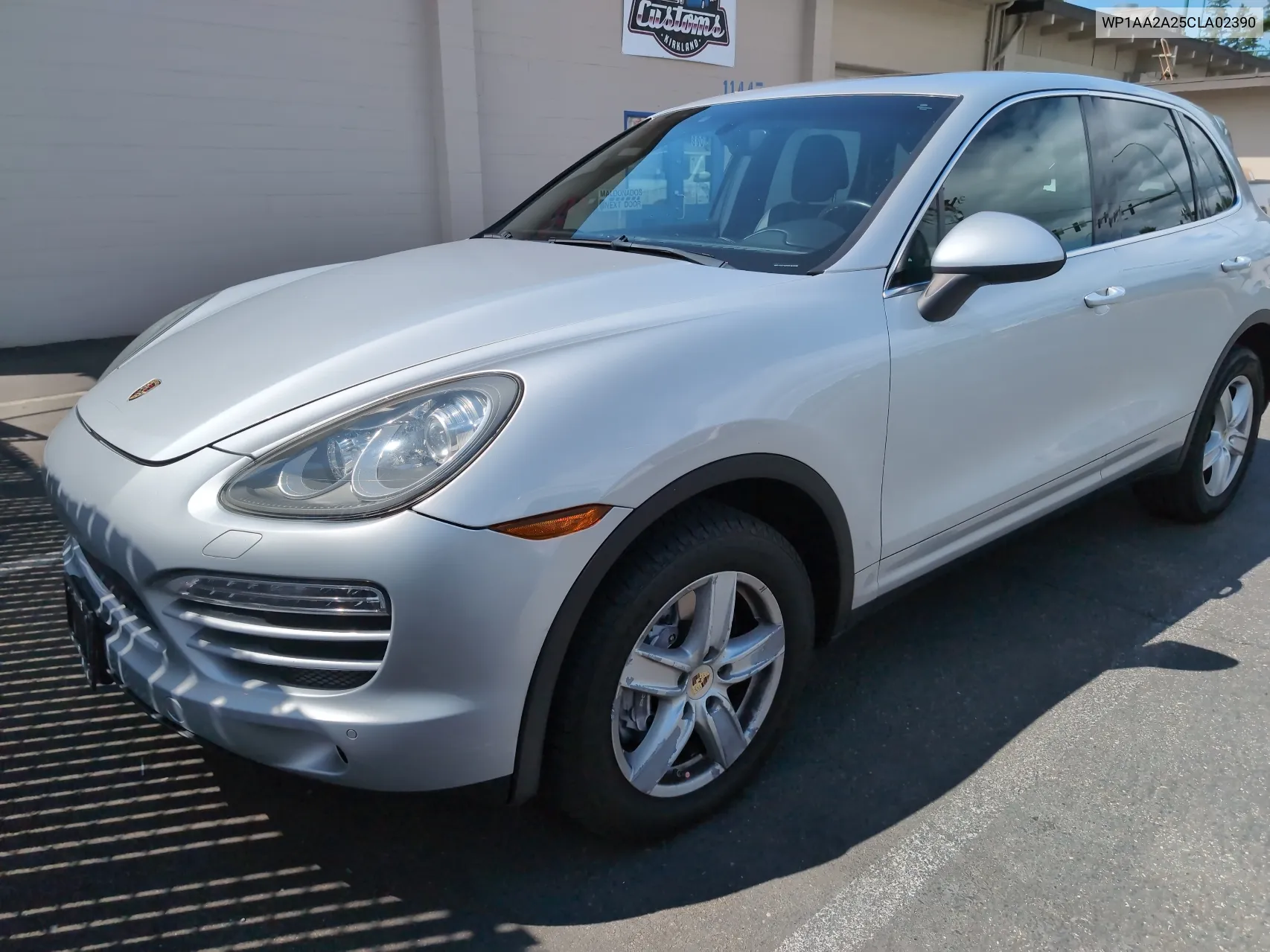 2012 Porsche Cayenne VIN: WP1AA2A25CLA02390 Lot: 65847274