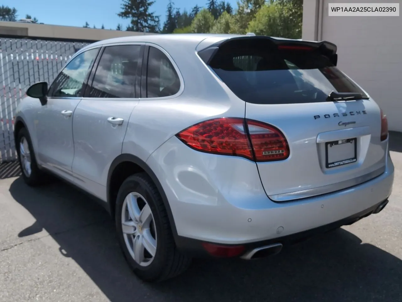 2012 Porsche Cayenne VIN: WP1AA2A25CLA02390 Lot: 65847274