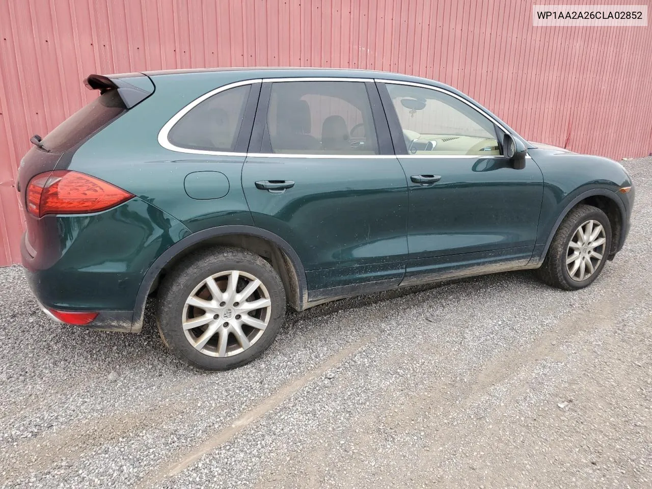 WP1AA2A26CLA02852 2012 Porsche Cayenne