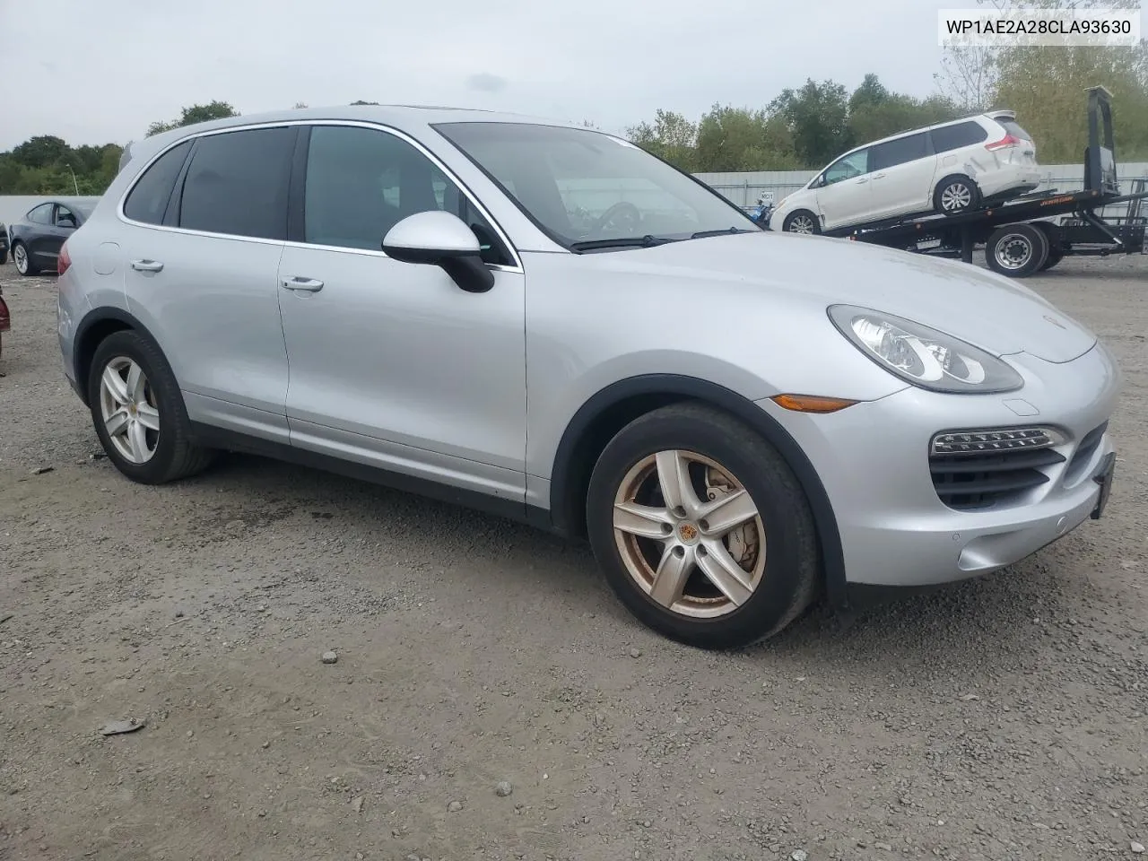 2012 Porsche Cayenne S Hybrid VIN: WP1AE2A28CLA93630 Lot: 71277674