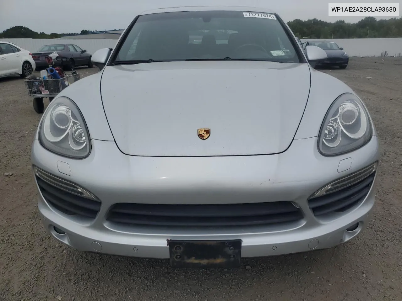 2012 Porsche Cayenne S Hybrid VIN: WP1AE2A28CLA93630 Lot: 71277674