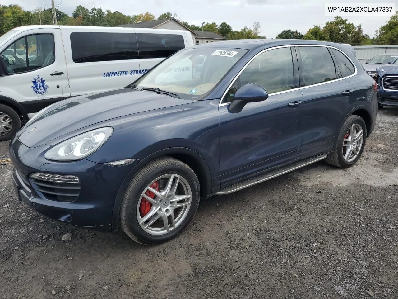 2012 Porsche Cayenne S VIN: WP1AB2A2XCLA47337 Lot: 71925604