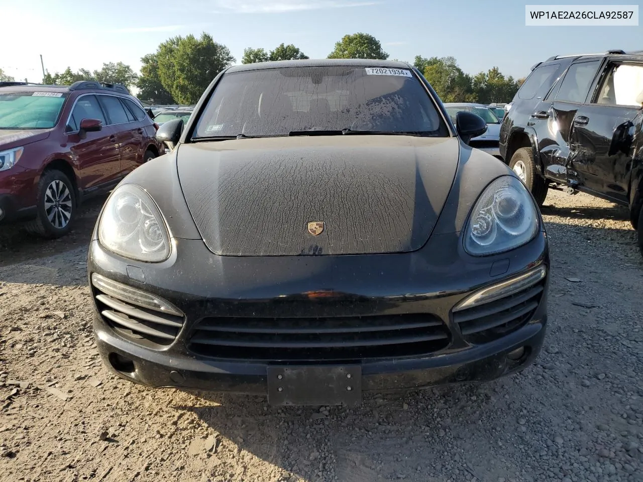 WP1AE2A26CLA92587 2012 Porsche Cayenne S Hybrid