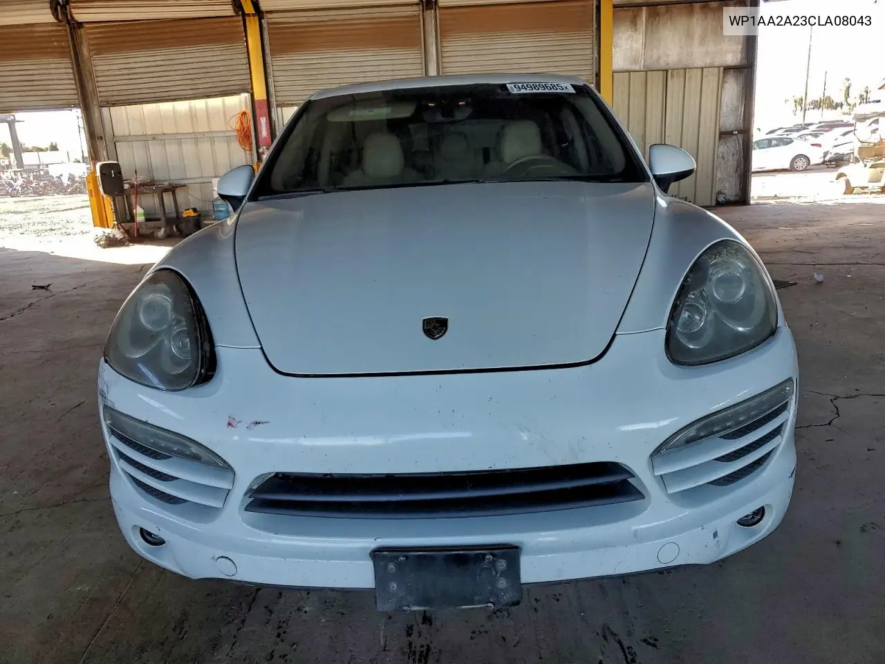WP1AA2A23CLA08043 2012 Porsche Cayenne