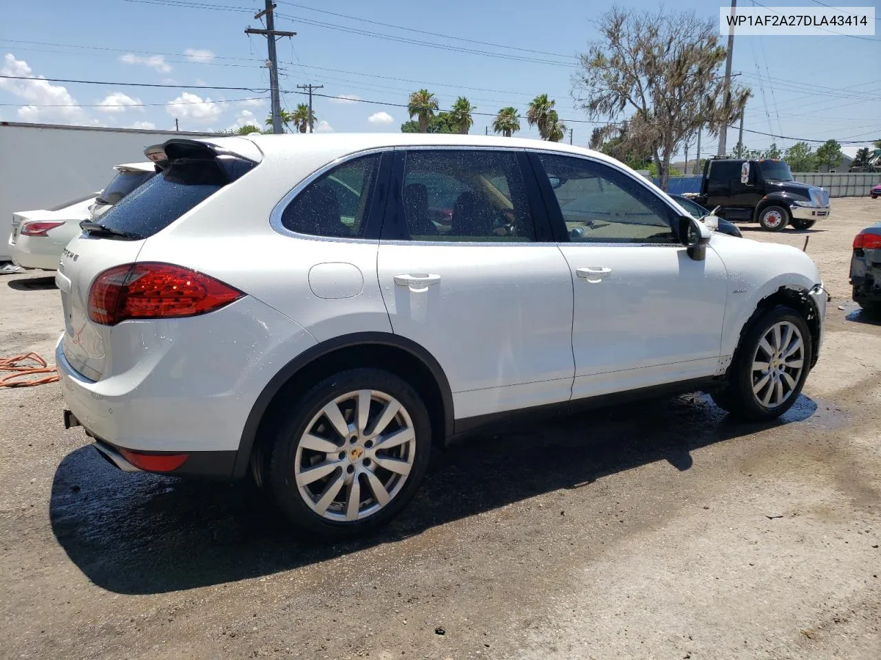 2013 Porsche Cayenne VIN: WP1AF2A27DLA43414 Lot: 58314084