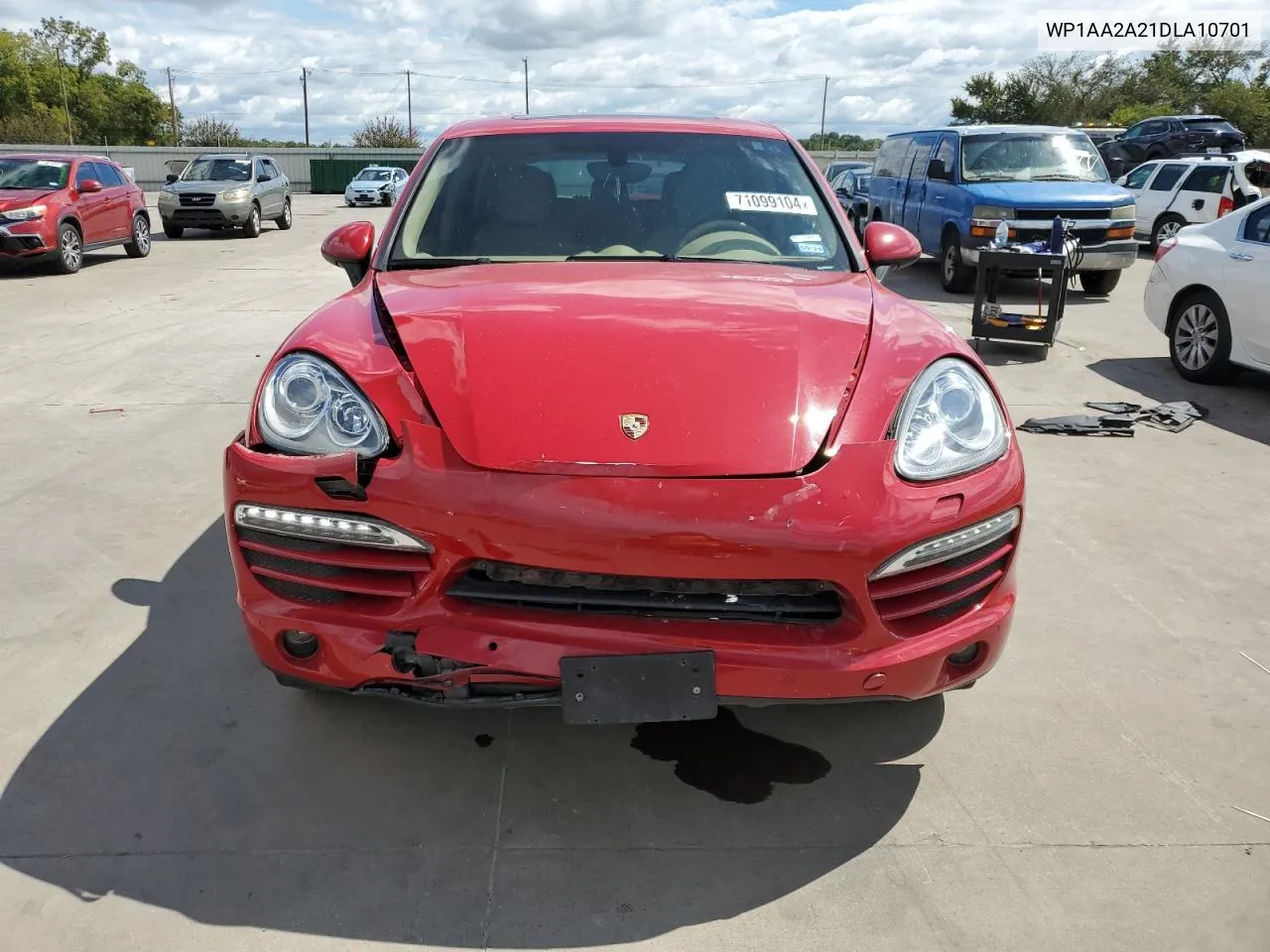 2013 Porsche Cayenne VIN: WP1AA2A21DLA10701 Lot: 71099104