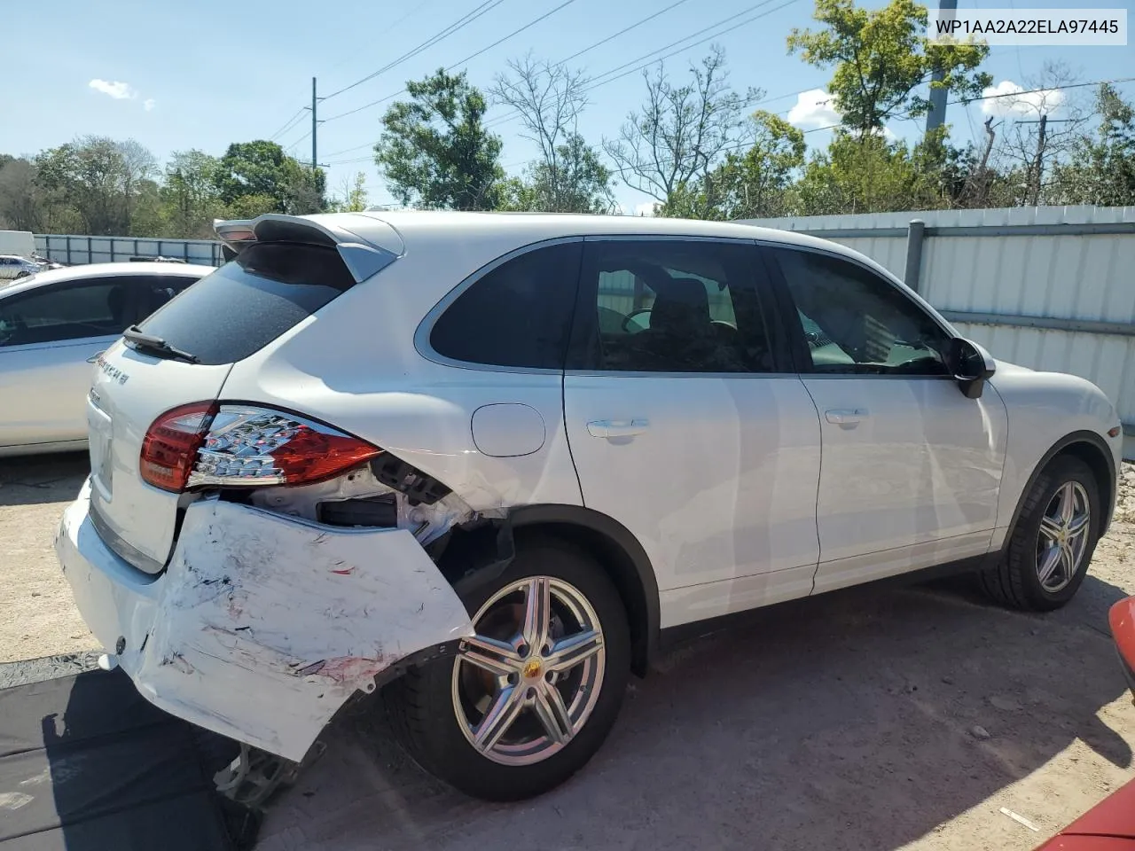 2014 Porsche Cayenne VIN: WP1AA2A22ELA97445 Lot: 55752004