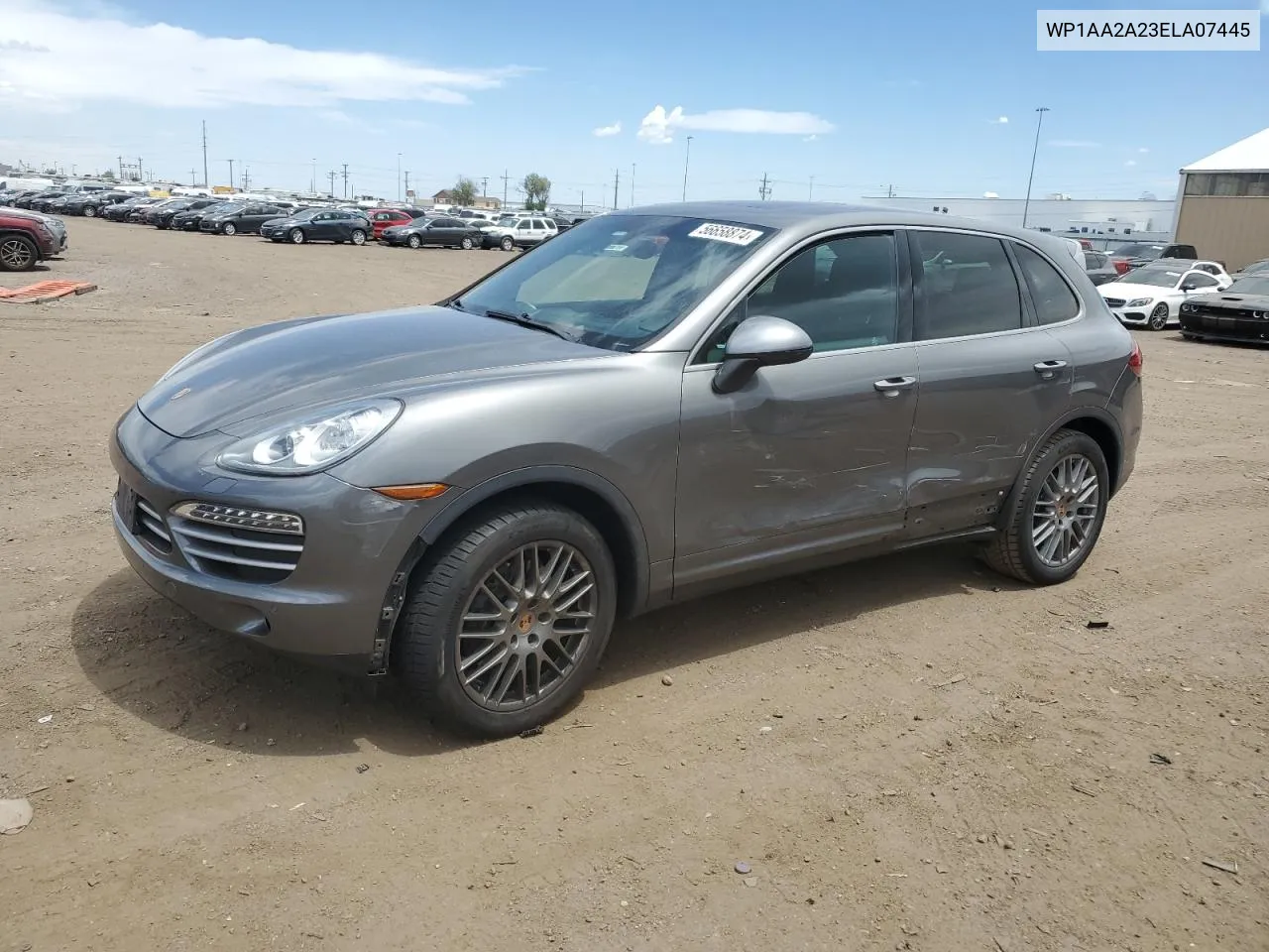 2014 Porsche Cayenne VIN: WP1AA2A23ELA07445 Lot: 56658874