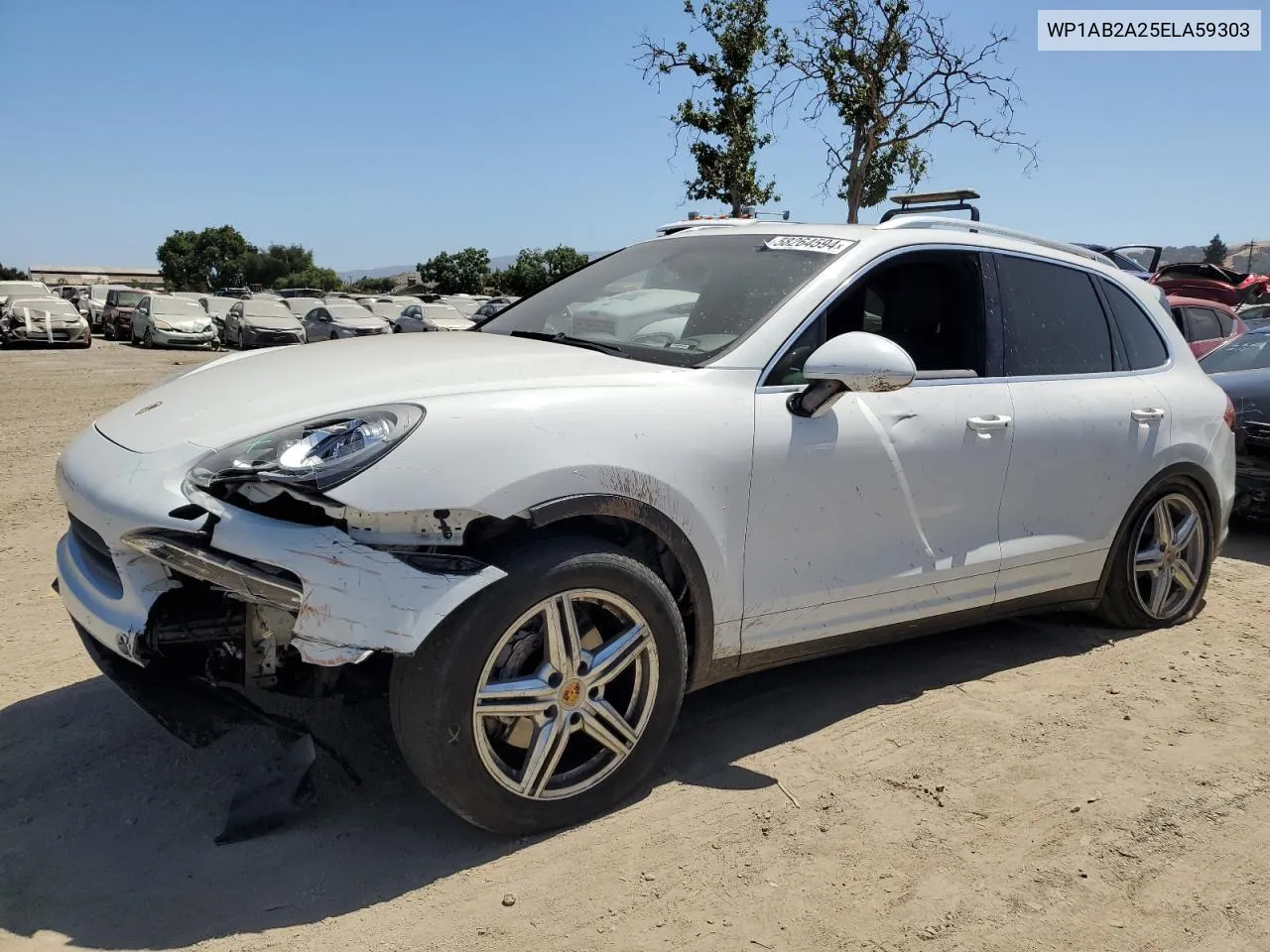 2014 Porsche Cayenne S VIN: WP1AB2A25ELA59303 Lot: 58264594