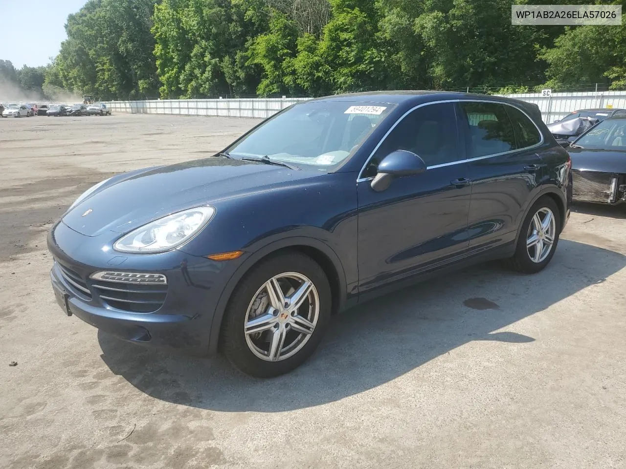 2014 Porsche Cayenne S VIN: WP1AB2A26ELA57026 Lot: 59401294