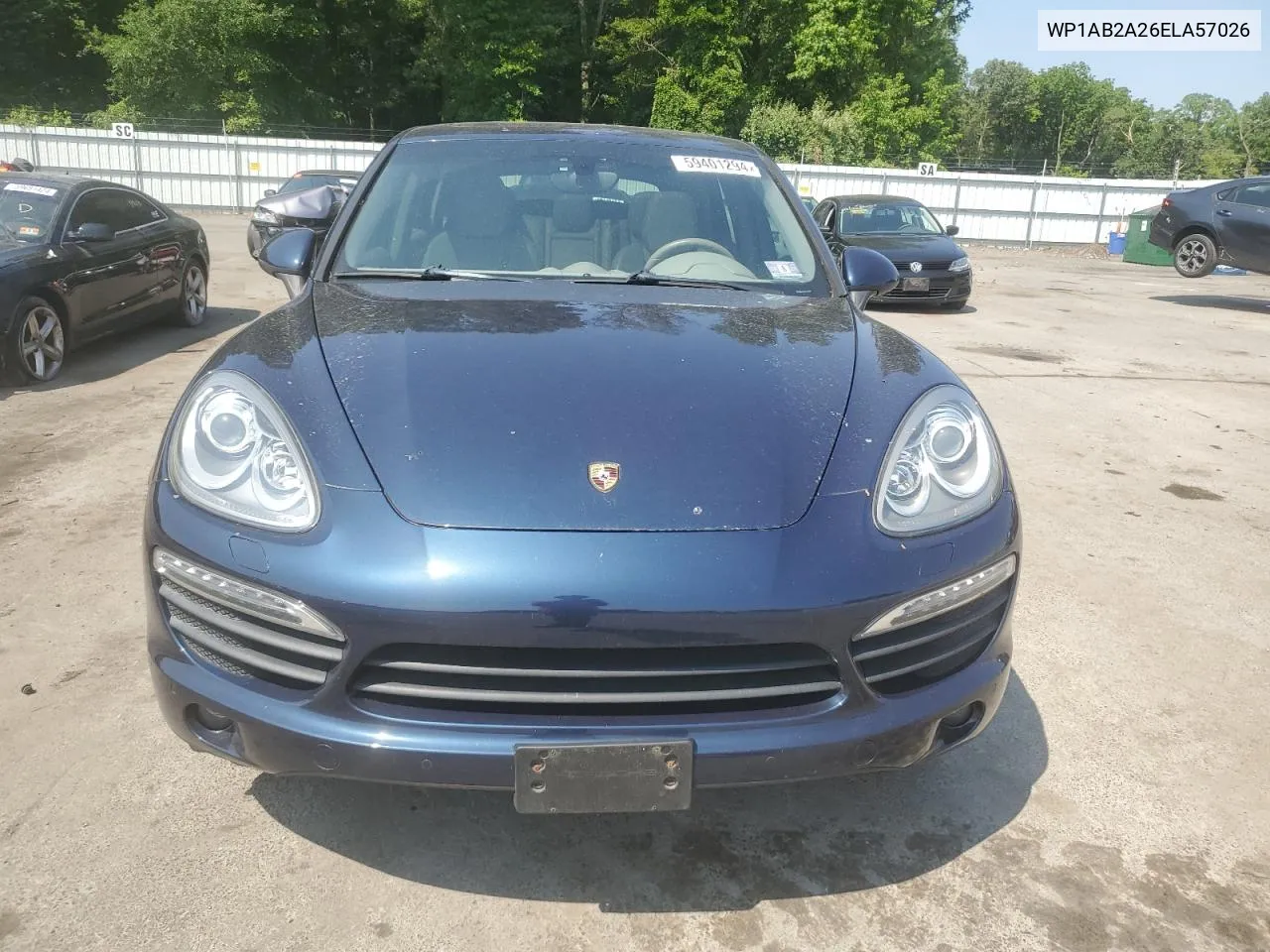 2014 Porsche Cayenne S VIN: WP1AB2A26ELA57026 Lot: 59401294