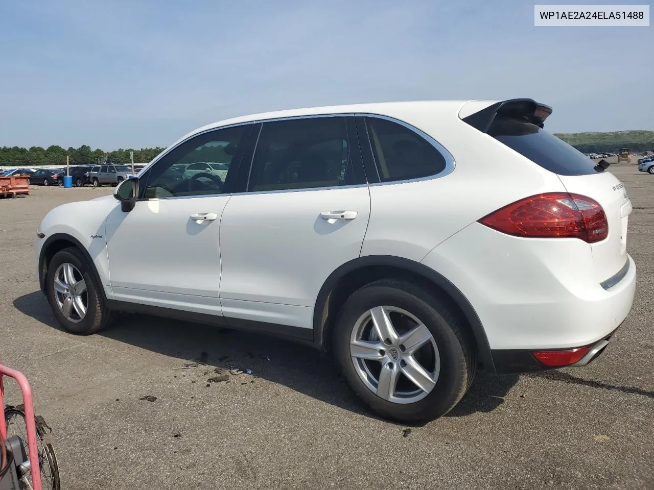 2014 Porsche Cayenne S Hybrid VIN: WP1AE2A24ELA51488 Lot: 63049034