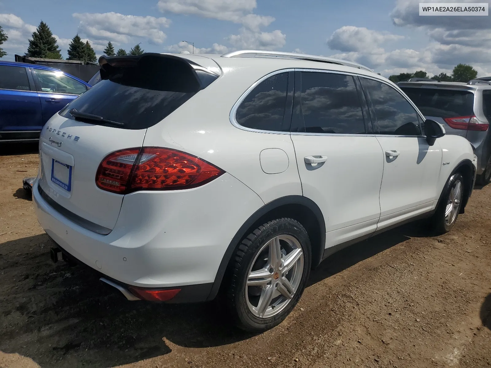 2014 Porsche Cayenne S Hybrid VIN: WP1AE2A26ELA50374 Lot: 68050454