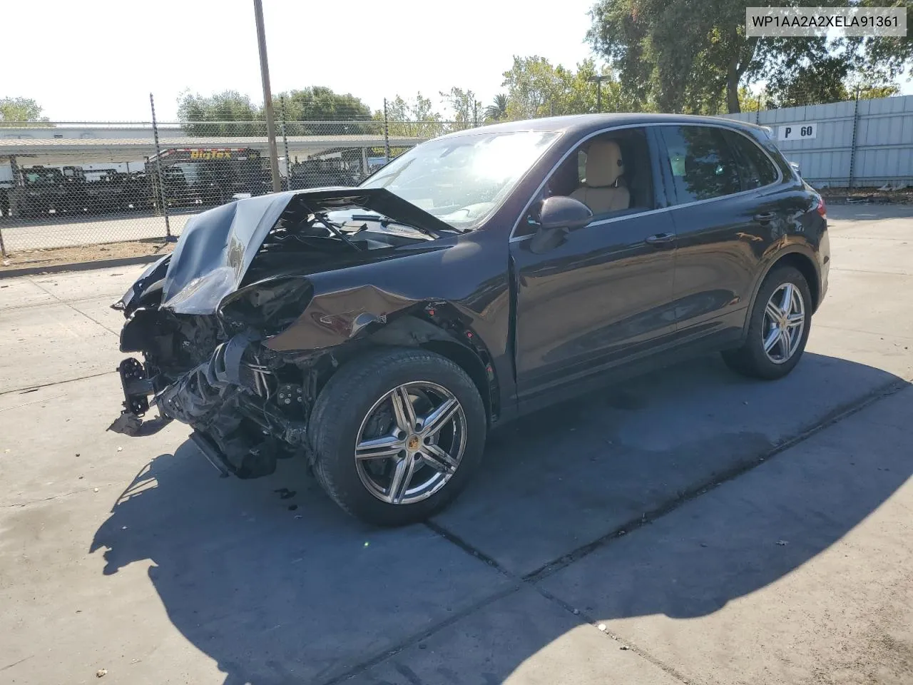 2014 Porsche Cayenne VIN: WP1AA2A2XELA91361 Lot: 68459024