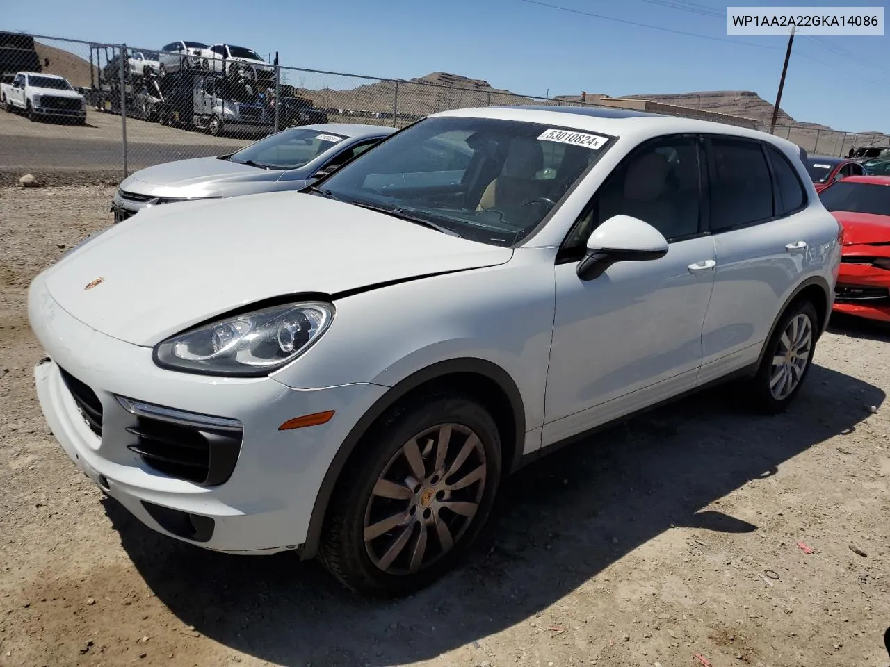 2016 Porsche Cayenne VIN: WP1AA2A22GKA14086 Lot: 53010824