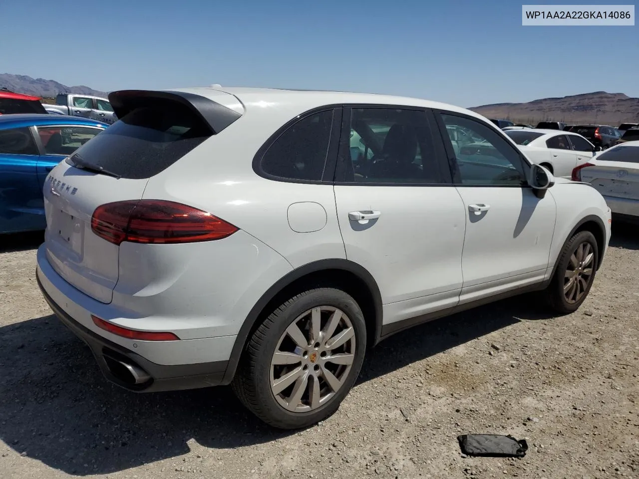 2016 Porsche Cayenne VIN: WP1AA2A22GKA14086 Lot: 53010824