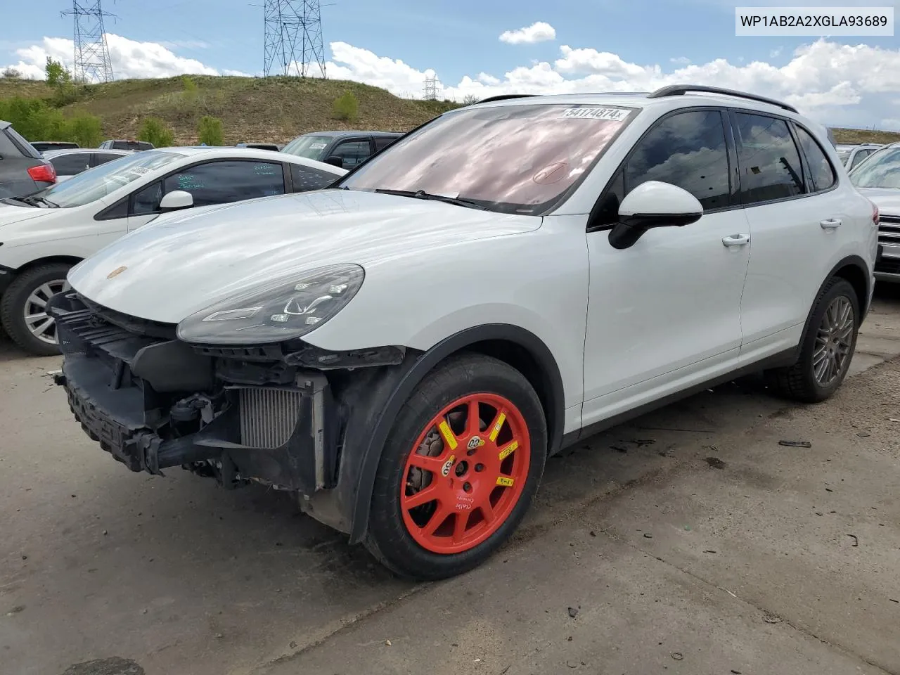 WP1AB2A2XGLA93689 2016 Porsche Cayenne S