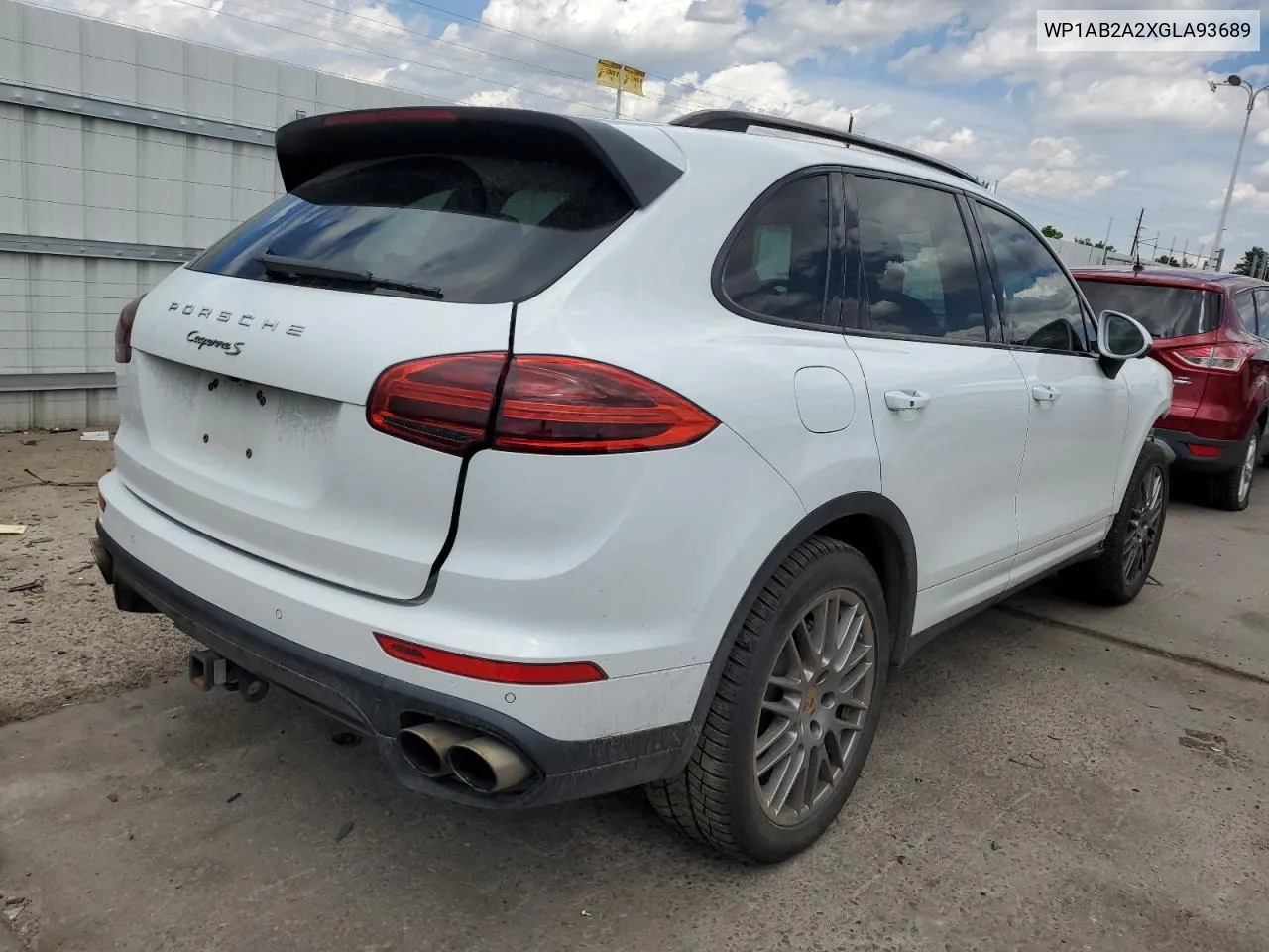 2016 Porsche Cayenne S VIN: WP1AB2A2XGLA93689 Lot: 54174874