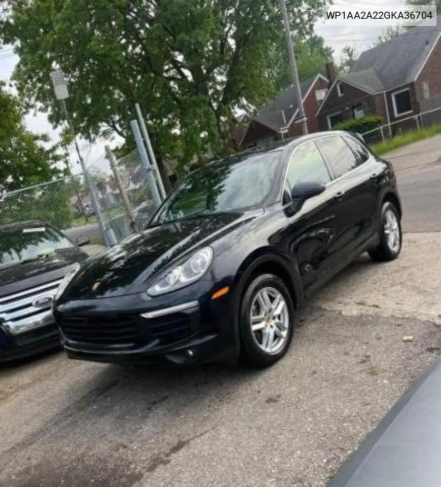 WP1AA2A22GKA36704 2016 Porsche Cayenne