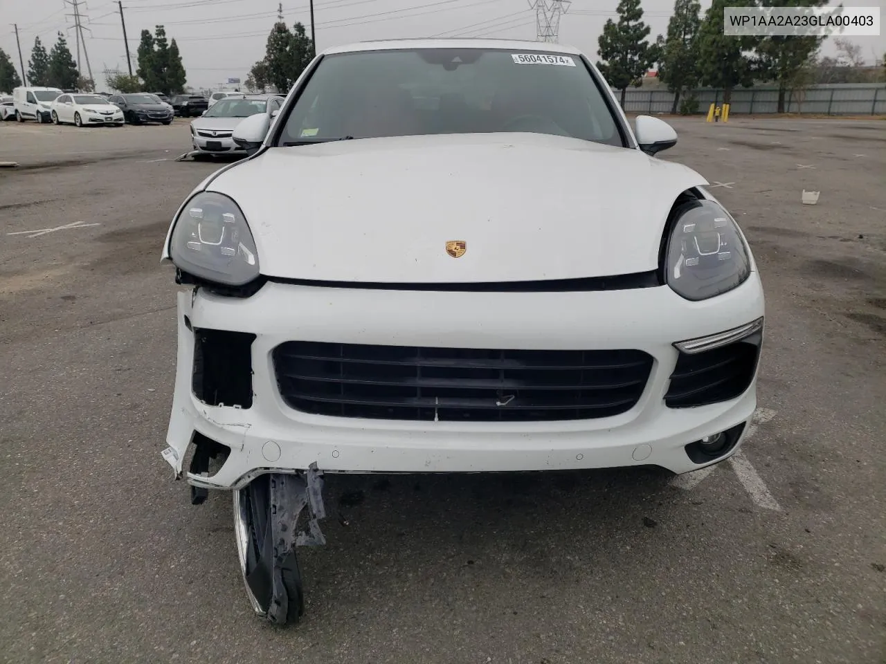 WP1AA2A23GLA00403 2016 Porsche Cayenne