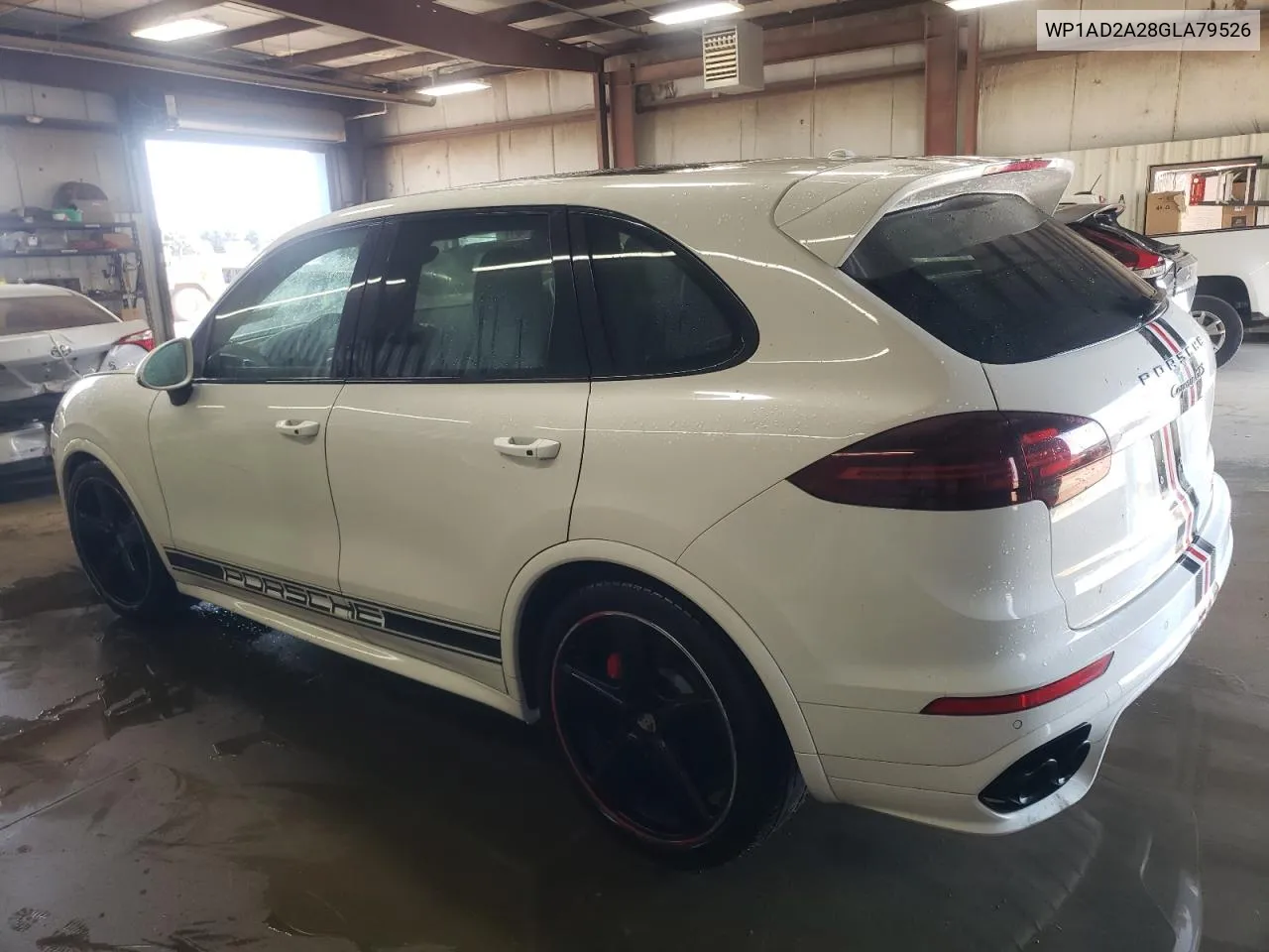 2016 Porsche Cayenne Gts VIN: WP1AD2A28GLA79526 Lot: 58130844