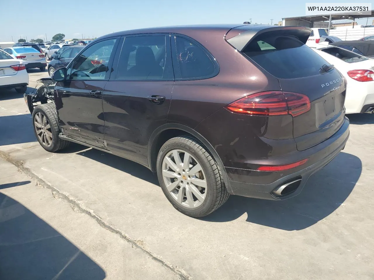 2016 Porsche Cayenne VIN: WP1AA2A22GKA37531 Lot: 58707324