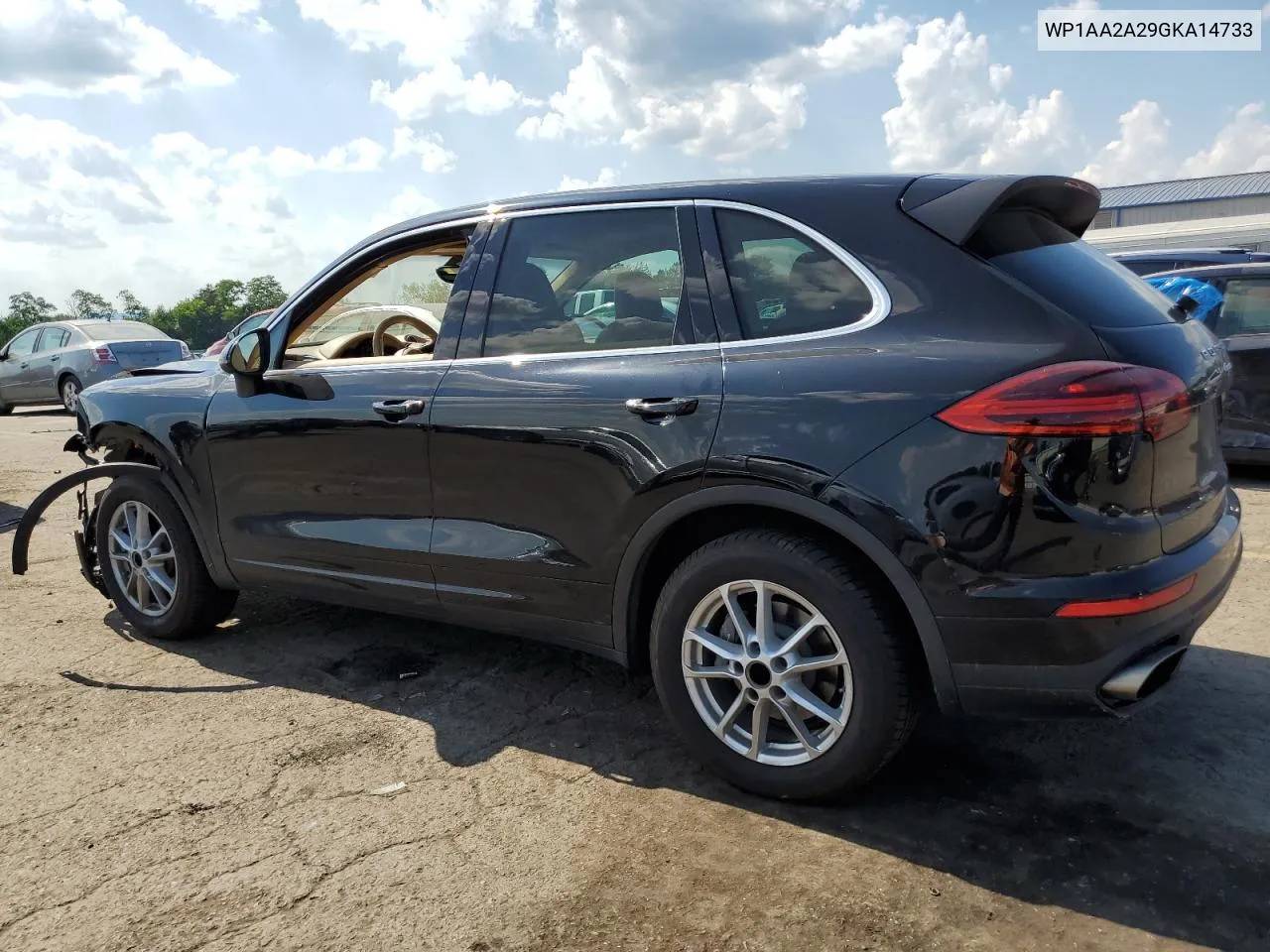 2016 Porsche Cayenne VIN: WP1AA2A29GKA14733 Lot: 58908434