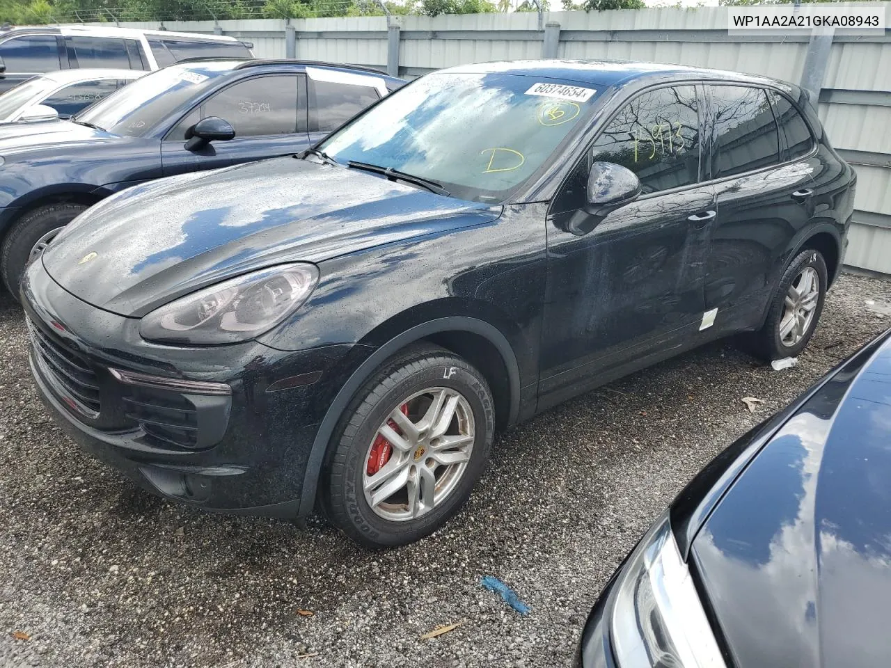 2016 Porsche Cayenne VIN: WP1AA2A21GKA08943 Lot: 60374654