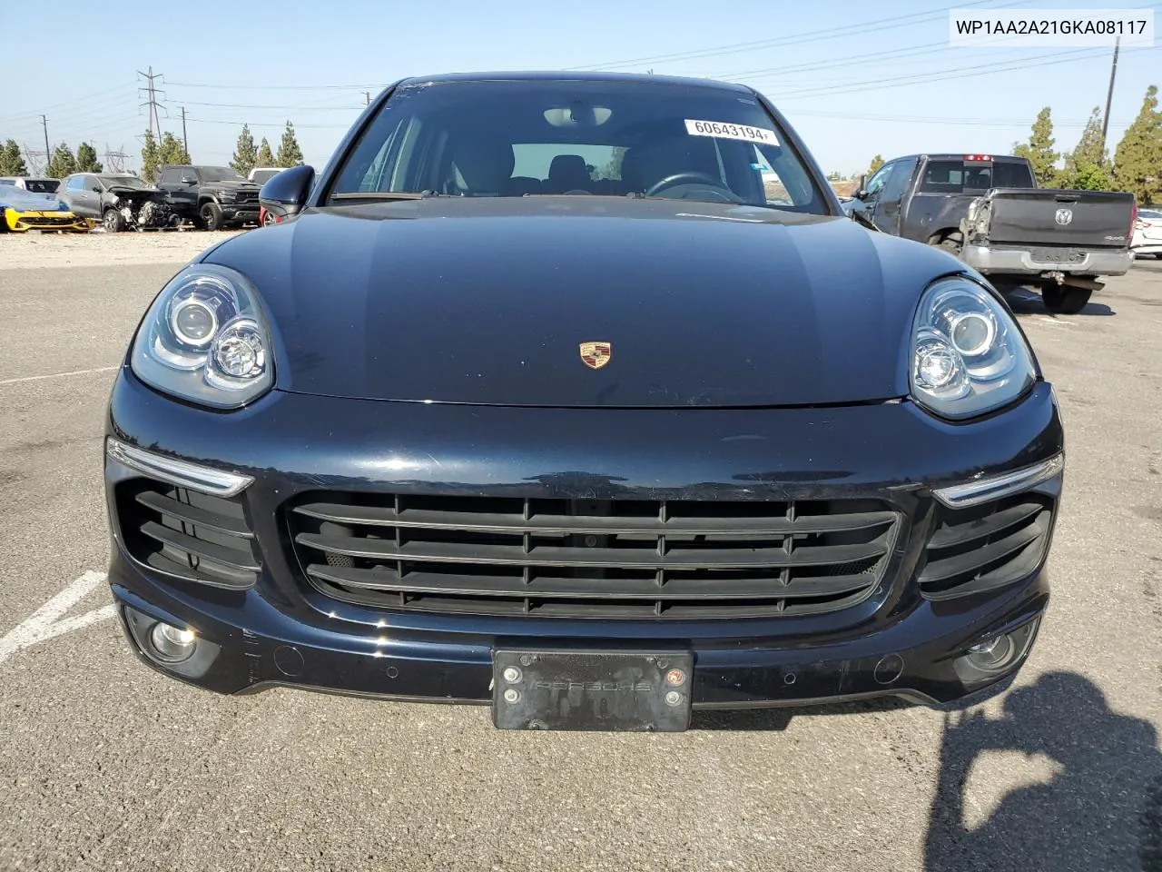 2016 Porsche Cayenne VIN: WP1AA2A21GKA08117 Lot: 60643194