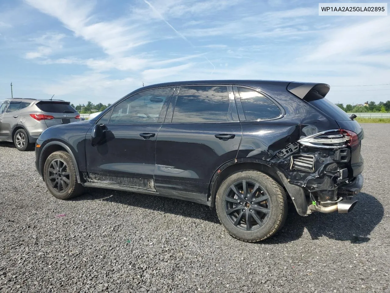 2016 Porsche Cayenne VIN: WP1AA2A25GLA02895 Lot: 60728924