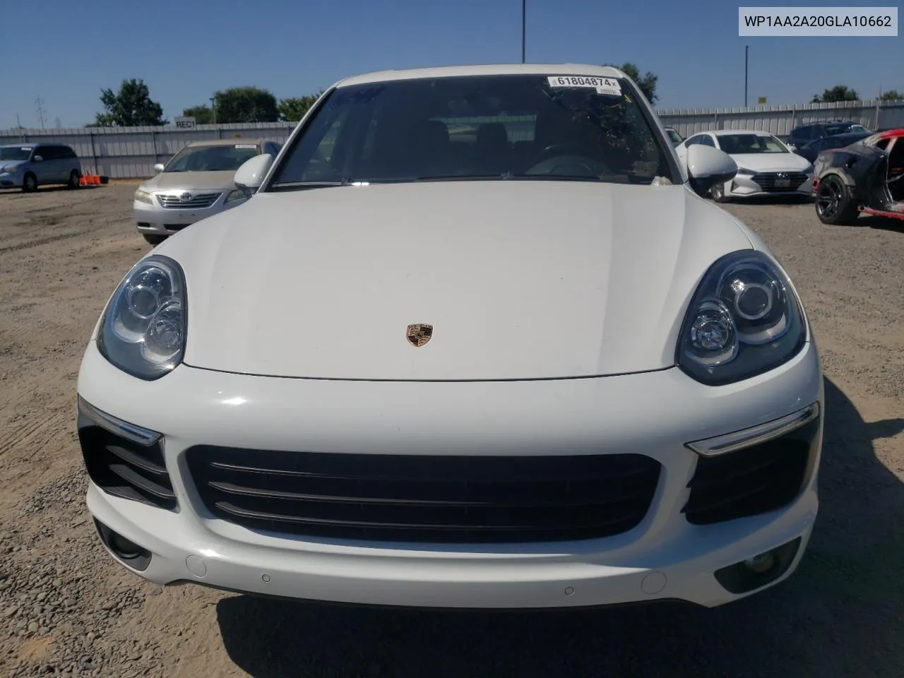 2016 Porsche Cayenne VIN: WP1AA2A20GLA10662 Lot: 61804874