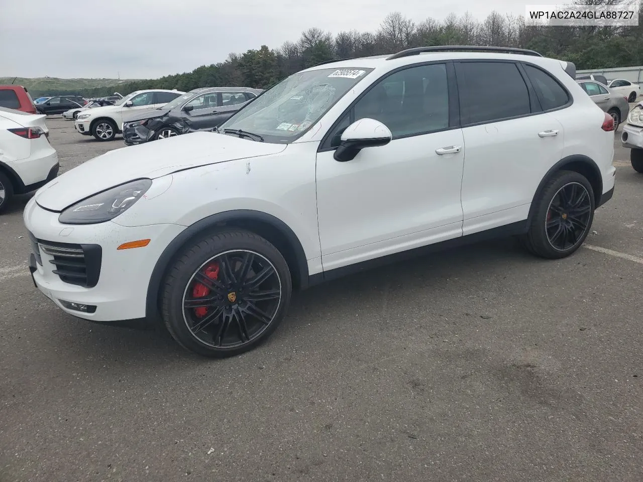 2016 Porsche Cayenne Turbo VIN: WP1AC2A24GLA88727 Lot: 62905514