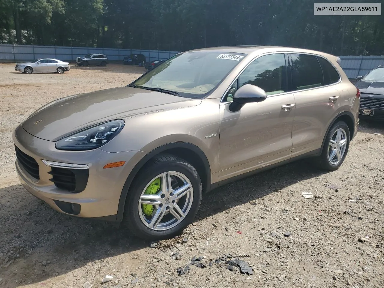 2016 Porsche Cayenne Se Hybrid VIN: WP1AE2A22GLA59611 Lot: 63727544