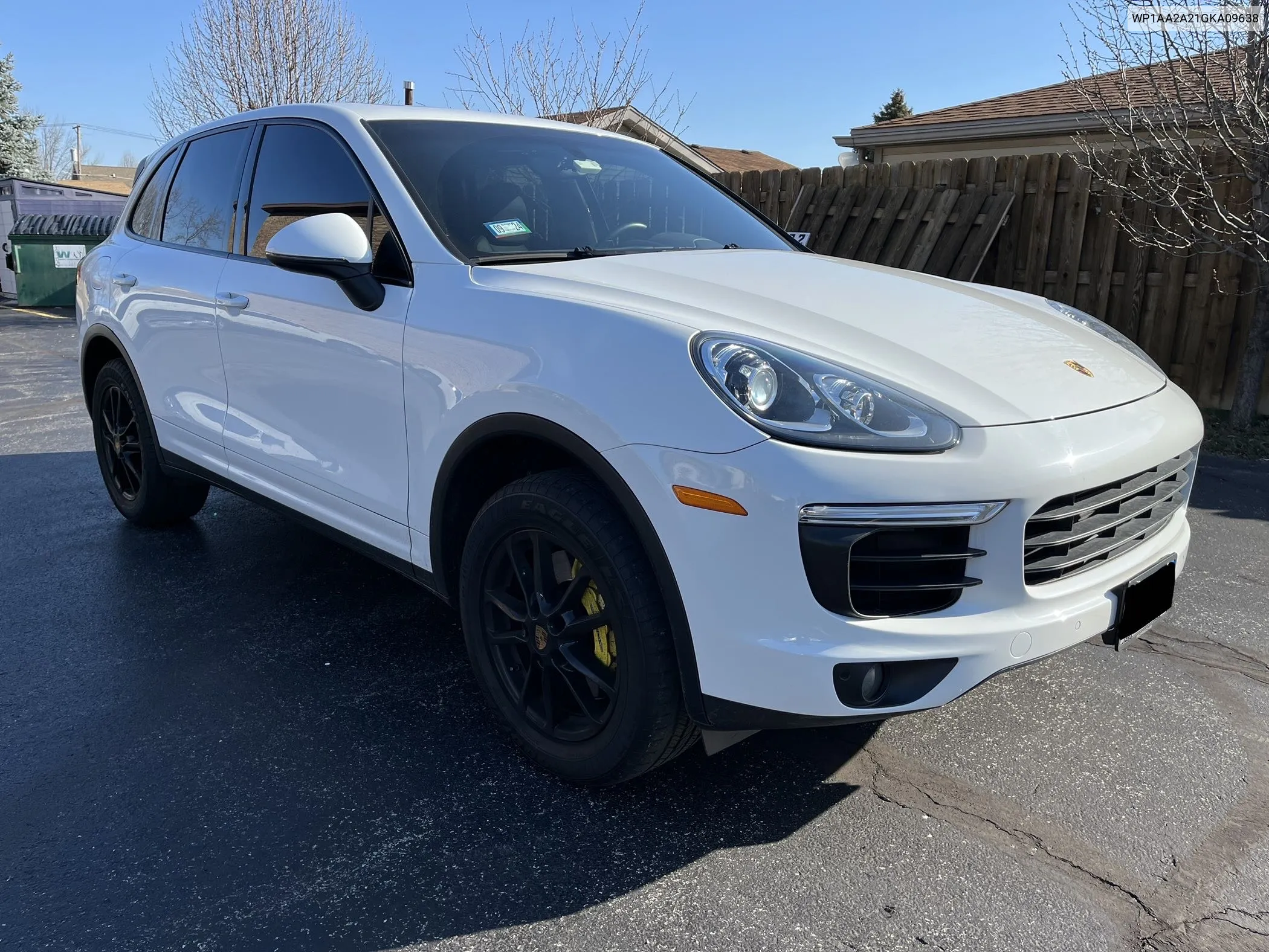 WP1AA2A21GKA09638 2016 Porsche Cayenne