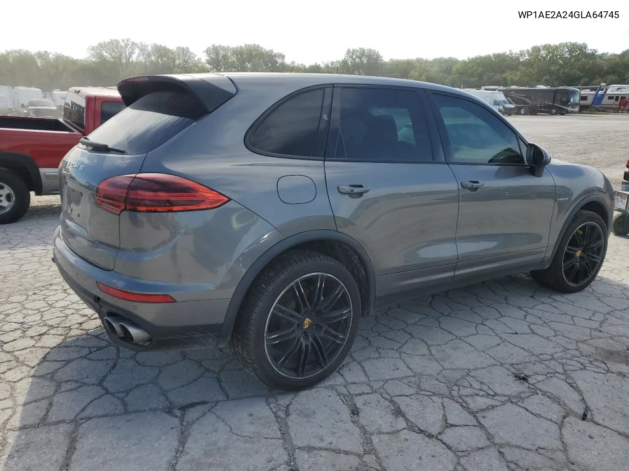 WP1AE2A24GLA64745 2016 Porsche Cayenne Se Hybrid