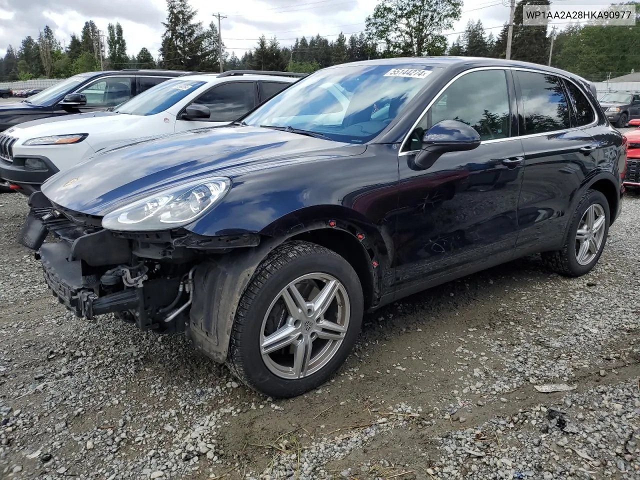 2017 Porsche Cayenne VIN: WP1AA2A28HKA90977 Lot: 55144274