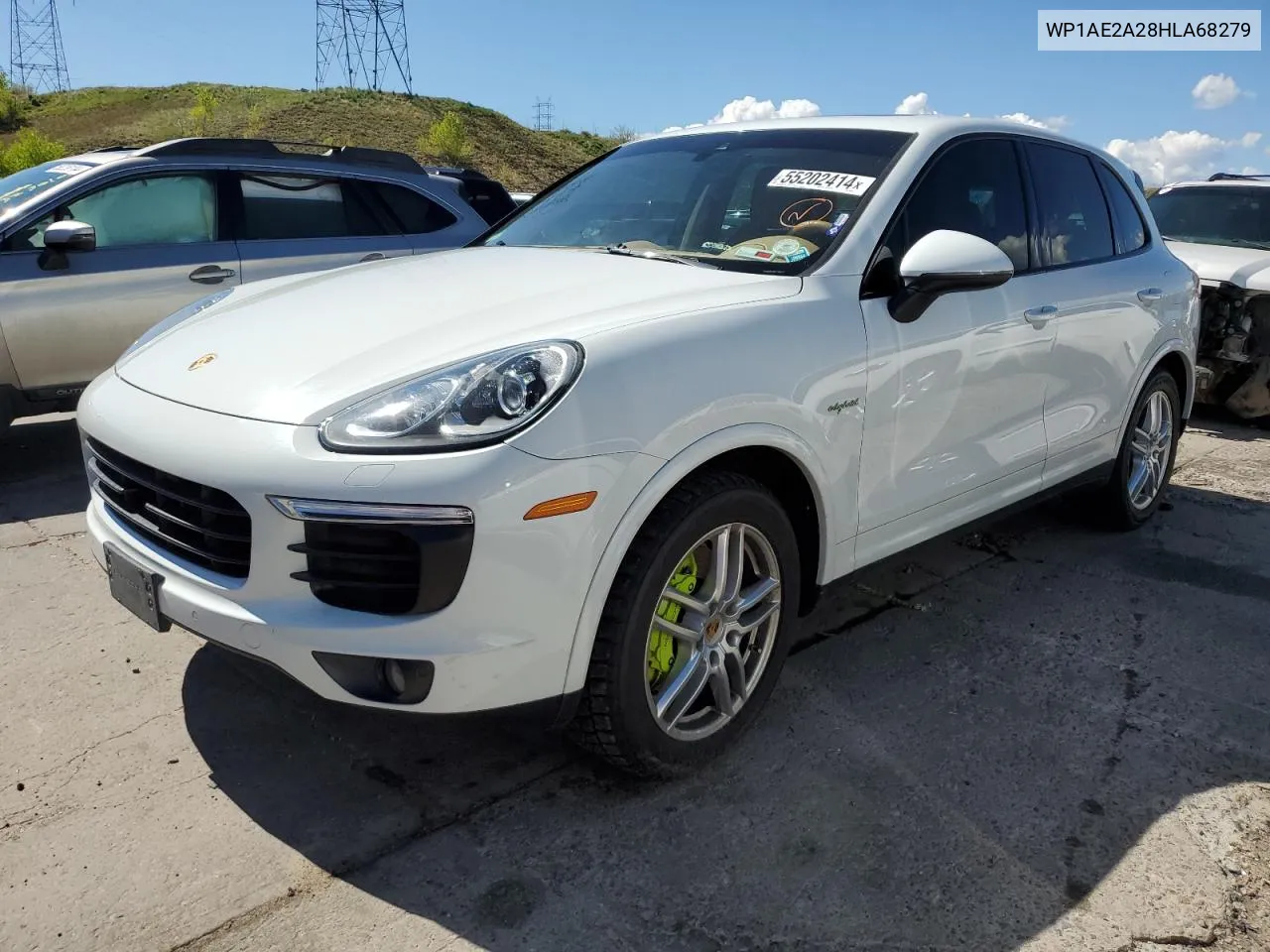 WP1AE2A28HLA68279 2017 Porsche Cayenne Se Hybrid Platinum