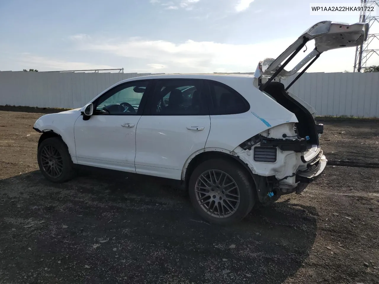 WP1AA2A22HKA91722 2017 Porsche Cayenne