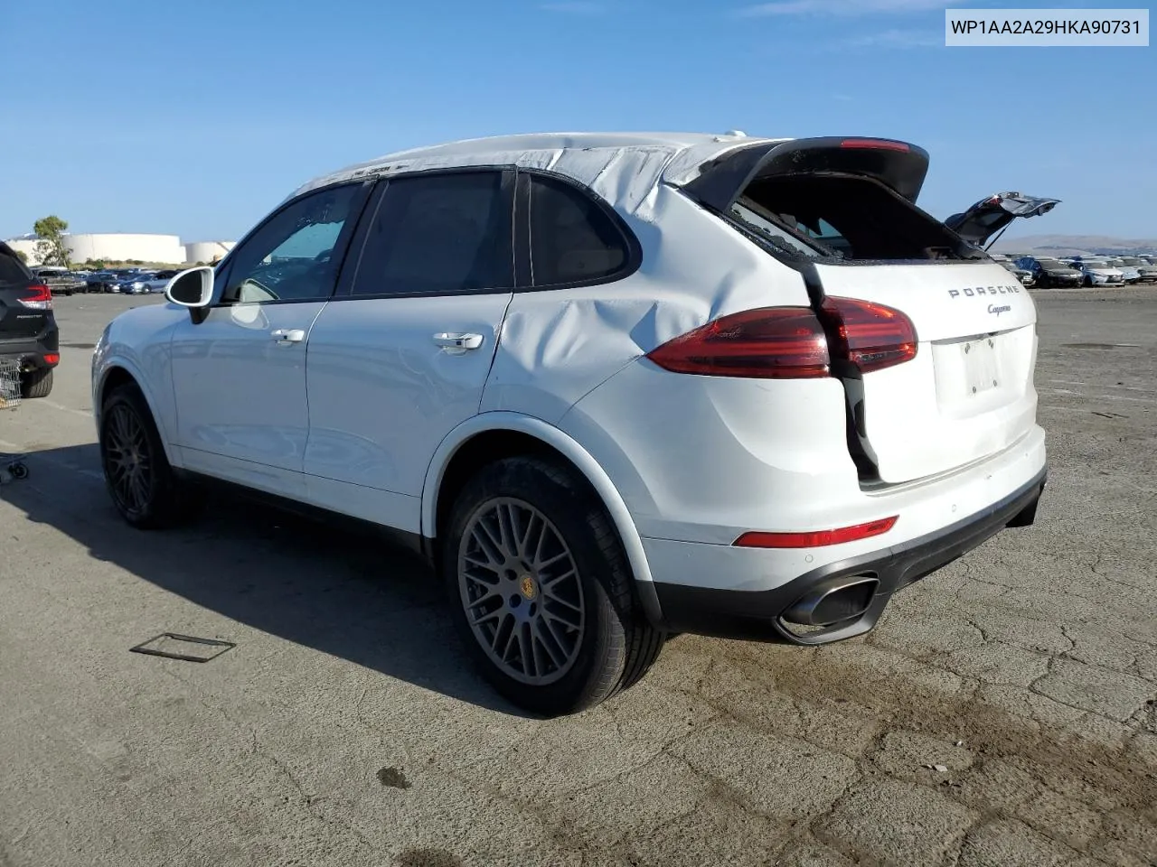 2017 Porsche Cayenne VIN: WP1AA2A29HKA90731 Lot: 56053494