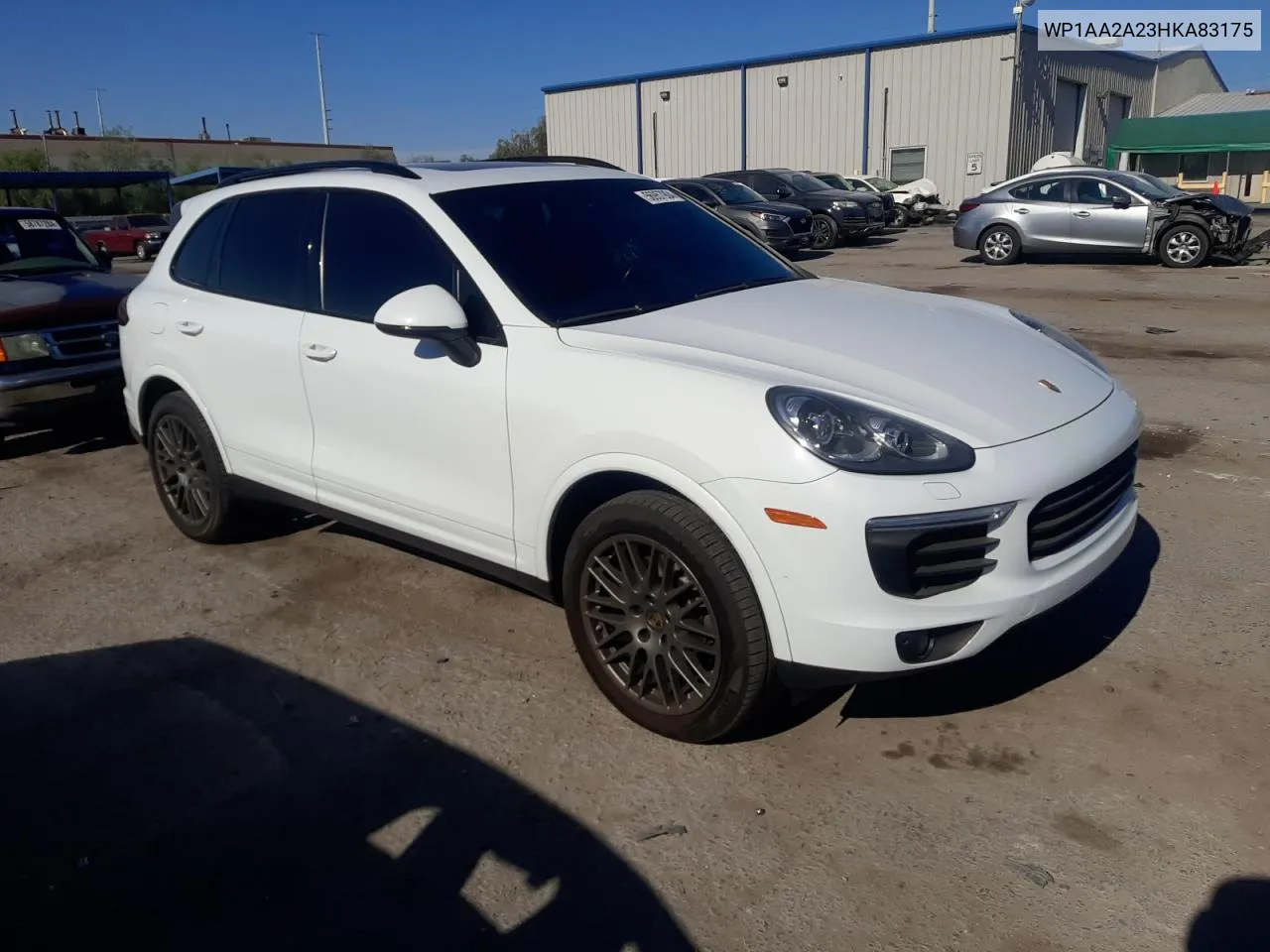 WP1AA2A23HKA83175 2017 Porsche Cayenne