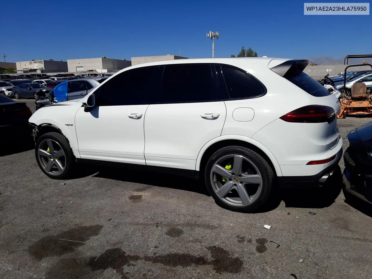 WP1AE2A23HLA75950 2017 Porsche Cayenne Se Hybrid Platinum