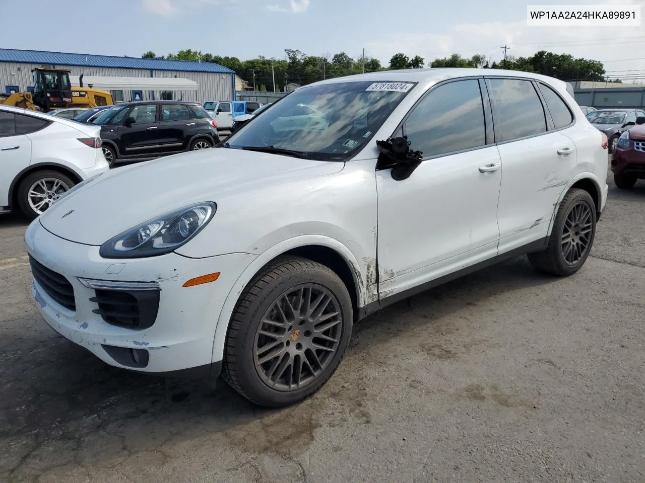 2017 Porsche Cayenne VIN: WP1AA2A24HKA89891 Lot: 57818024