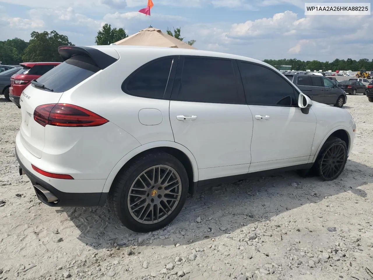 2017 Porsche Cayenne VIN: WP1AA2A26HKA88225 Lot: 58298884