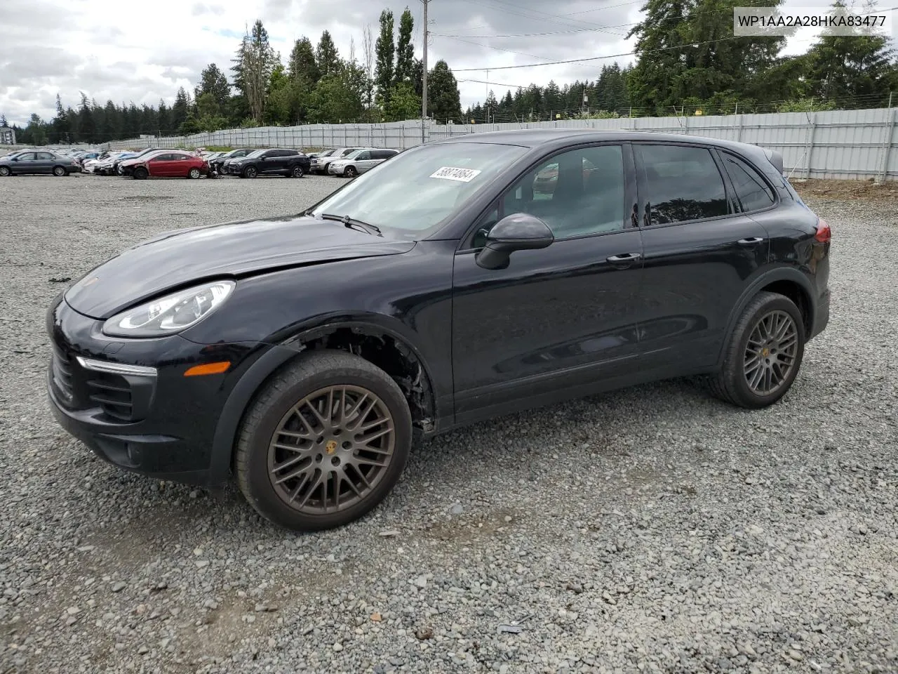 2017 Porsche Cayenne VIN: WP1AA2A28HKA83477 Lot: 58874864