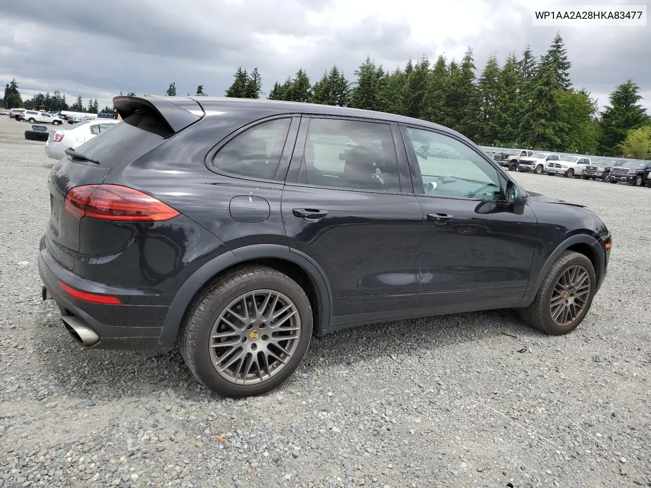 WP1AA2A28HKA83477 2017 Porsche Cayenne