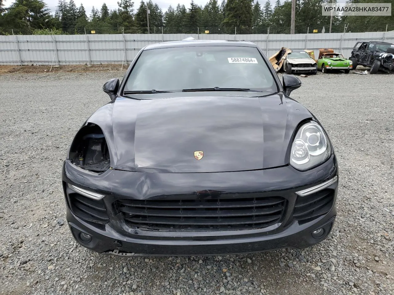 2017 Porsche Cayenne VIN: WP1AA2A28HKA83477 Lot: 58874864