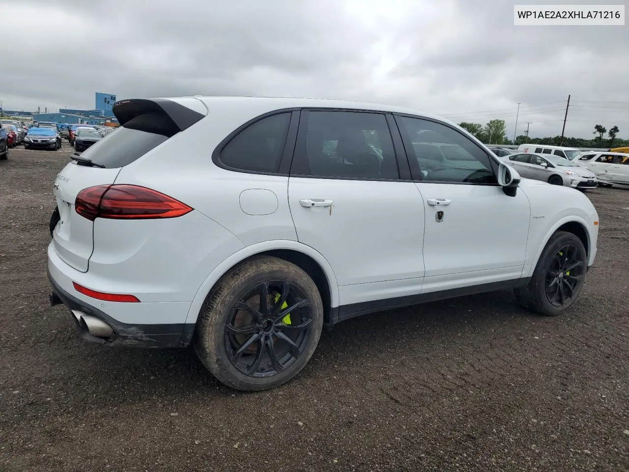 WP1AE2A2XHLA71216 2017 Porsche Cayenne Se Hybrid Platinum