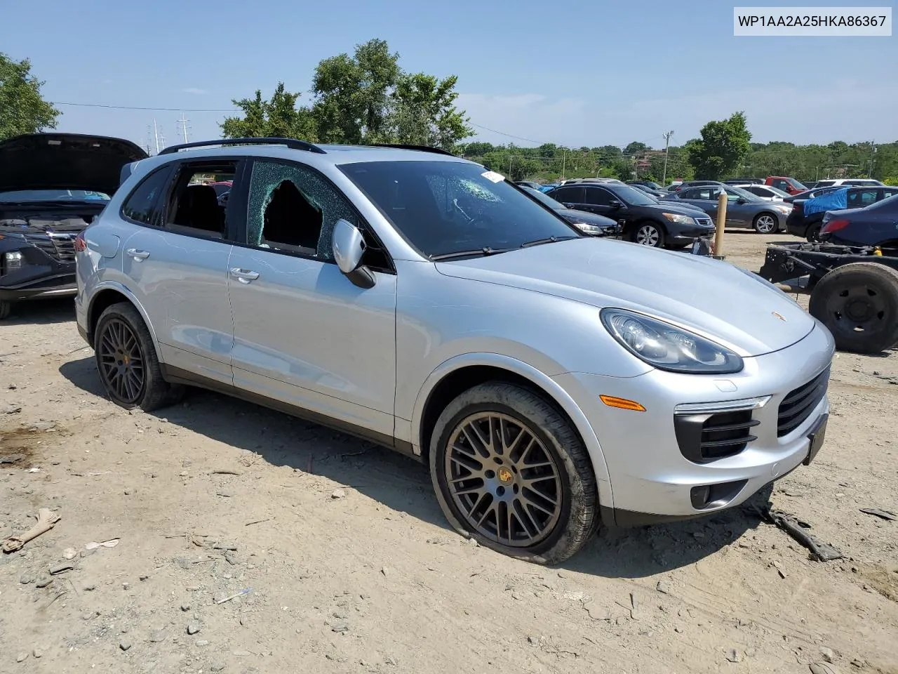 2017 Porsche Cayenne VIN: WP1AA2A25HKA86367 Lot: 62151874